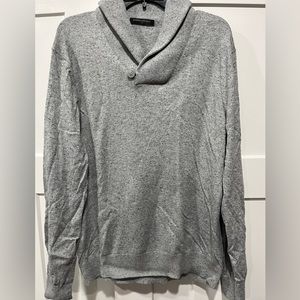 Banana Republic pullover, high collar, one- button sweater